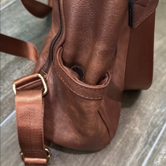 Chic Brown Backpack for Women - Picture 4 of 8